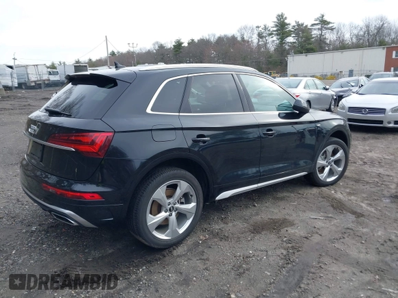2022 Audi Q5 S line Premium Plus z VIN WA1EAAFY5N2027089, wystawiony jako IAAI lot #39093168 z przebiegiem 24 523 mil mil oraz . Historia ofert i sprzedaży dostępna na DreamBid. Obrazek 4.