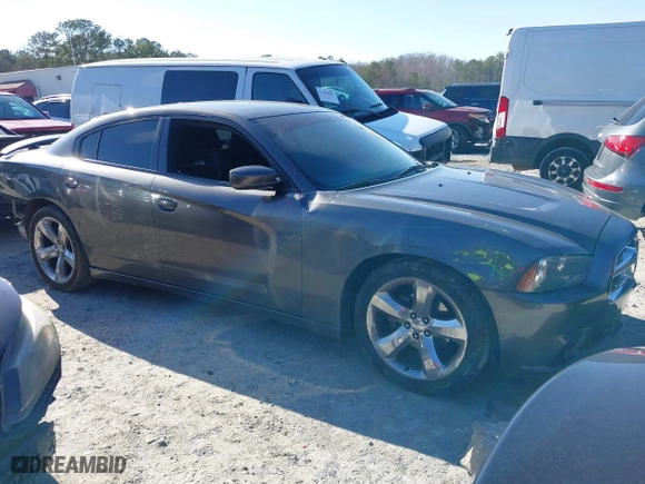 2013 Dodge Charger SXT Plus with VIN 2C3CDXHG3DH654962, listed as a IAAI auction lot 41464690 with 234,241 mi miles. Bid and sale history available at carsss.com. Image 1.