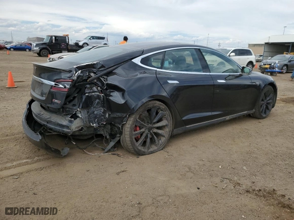 2016 Tesla Model S 90D with VIN 5YJSA1E42GF129442, listed as a Copart auction lot 54443454 with 0 mi miles. Bid and sale history available at carsss.com. Image 3.