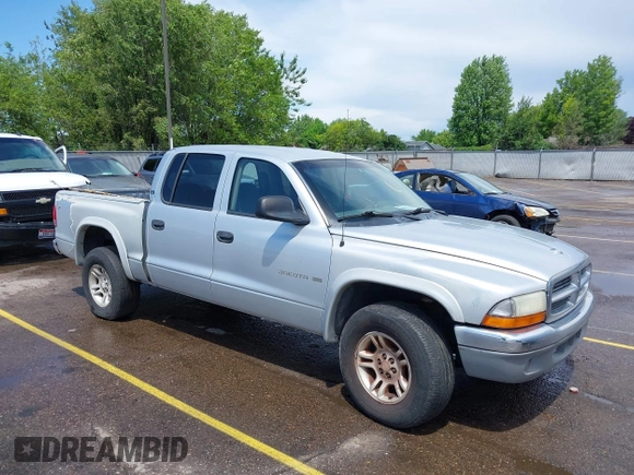2001 Dodge Dakota with VIN 1B7GG2AX51S167476, listed as a IAAI auction lot 42487594 with 234,228 mi miles and . Bid and sale history available at DreamBid. Image 1.