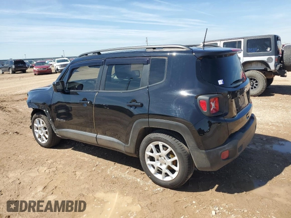 2020 Jeep Renegade Altitude with VIN ZACNJABBXLPL65823, listed as a Copart auction lot 53809915 with 28,977 mi miles and Salvage title. Bid and sale history available at DreamBid. Image 2.