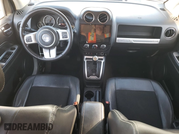 2016 Jeep Compass Latitude with VIN 1C4NJCEB5GD543037, listed as a Copart auction lot 80880834 with 0 mi miles and Salvage Title. Bid and sale history available at carsss.com. Image 8.