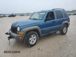 2006 Jeep Liberty Sport with VIN 1J4GL48K56W154142, listed as a Copart auction lot 50806985 with 163,610 mi miles and Salvage Title. Bid and sale history available at carsss.com. Image 1.