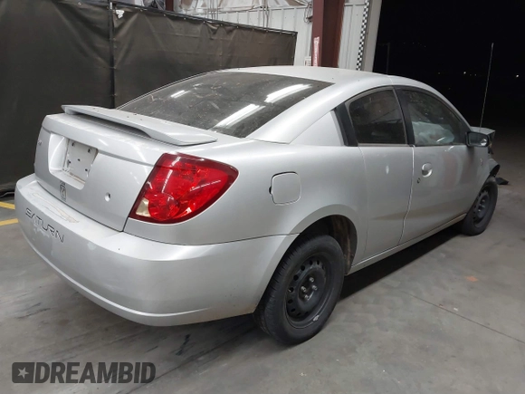 2003 Saturn ION with VIN 1G8AN12F13Z198305, listed as a IAAI auction lot 40806613 with 107,342 mi miles. Bid and sale history available at carsss.com. Image 4.