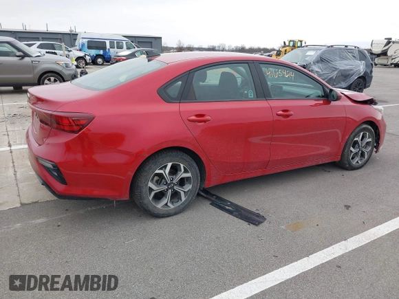 2020 Kia Forte LXS with VIN 3KPF24AD1LE236312, listed as a IAAI auction lot 41165424 with 96,123 mi miles. Bid and sale history available at carsss.com. Image 4.