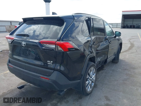 2024 Toyota RAV4 XLE Premium with VIN 2T3A1RFV8RC458744, listed as a IAAI auction lot 42031214 with 6,333 mi miles and . Bid and sale history available at DreamBid. Image 4.