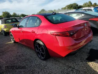 2022 Alfa Romeo Giulia Ti with VIN ZARFAMBN2N7660407, listed as a Copart auction lot 75082394 with 20,260 mi miles and Non Repairable. Bid and sale history available at carsss.com. Image 2.