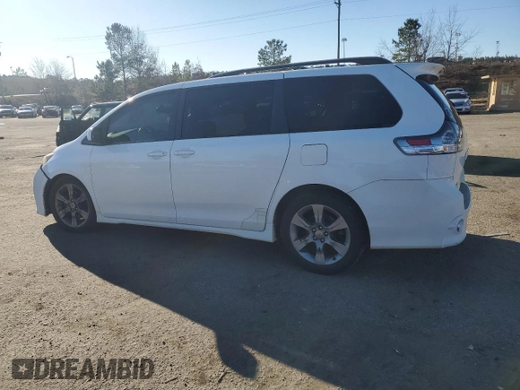2012 Toyota Sienna SE with VIN 5TDXK3DC3CS226145, listed as a Copart auction lot 45966605 with 225,739 mi miles and Salvage Title. Bid and sale history available at carsss.com. Image 2.