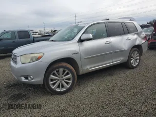 2009 Toyota Highlander Hybrid Limited with VIN JTEEW44A692031958, listed as a Copart auction lot 45312135 with 319,035 mi miles and Salvage Title. Bid and sale history available at carsss.com. Image 1.