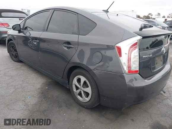 2013 Toyota Prius One with VIN JTDKN3DU9D1630396, listed as a IAAI auction lot 42141438 with 96,295 mi miles. Bid and sale history available at carsss.com. Image 3.