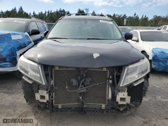 2015 Nissan Pathfinder Platinum with VIN 5N1AR2MN2FC648132, listed as a Copart auction lot 47036025 with 162,473 mi miles and Salvage Title. Bid and sale history available at carsss.com. Image 5.
