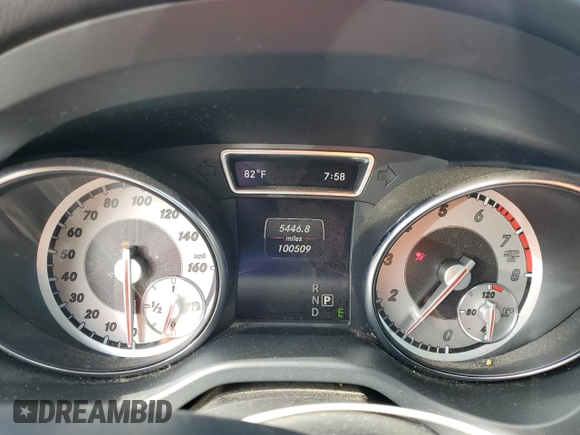 2014 Mercedes-Benz CLA 250 with VIN WDDSJ4GBXEN133966, listed as a Copart auction lot 59897715 with 100,509 mi miles and Salvage title. Bid and sale history available at DreamBid. Image 9.