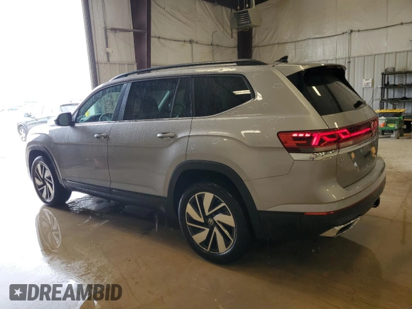 2025 Volkswagen Atlas SE with VIN 1V2WR2CA7SC503945, listed as a Copart auction lot 56392675 with 6,829 mi miles and Clean title. Bid and sale history available at DreamBid. Image 2.