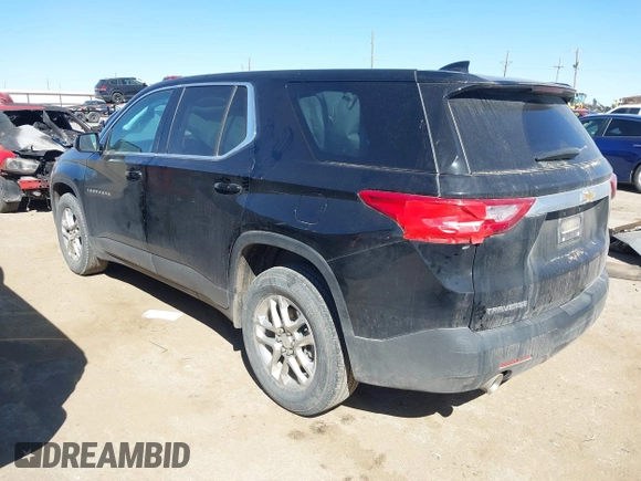 2021 Chevrolet Traverse LS with VIN 1GNERFKW8MJ101892, listed as a IAAI auction lot 41679026 with 48,694 mi miles and . Bid and sale history available at DreamBid. Image 3.