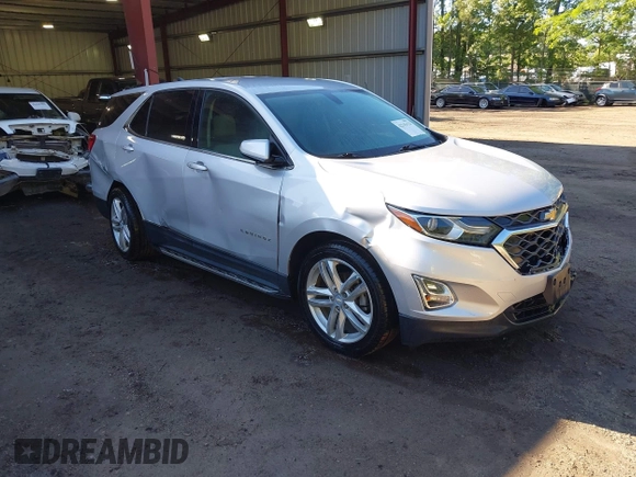2019 Chevrolet Equinox LT z VIN 2GNAXKEV1K6189548, wystawiony jako IAAI lot #42315123 z przebiegiem 51 799 mil mil oraz . Historia ofert i sprzedaży dostępna na DreamBid. Obrazek 1.