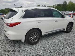 2015 Infiniti QX60 with VIN 5N1AL0MM0FC551444, listed as a Copart auction lot 53893195 with 138,366 mi miles and Salvage title. Bid and sale history available at DreamBid. Image 3.