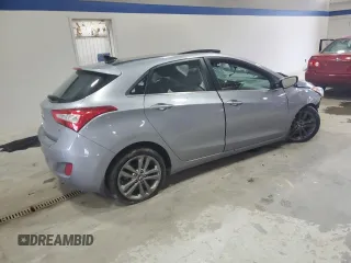 2016 Hyundai Elantra GT with VIN KMHD35LH8GU258367, listed as a Copart auction lot 52259725 with 0 mi miles and Salvage Title. Bid and sale history available at carsss.com. Image 3.