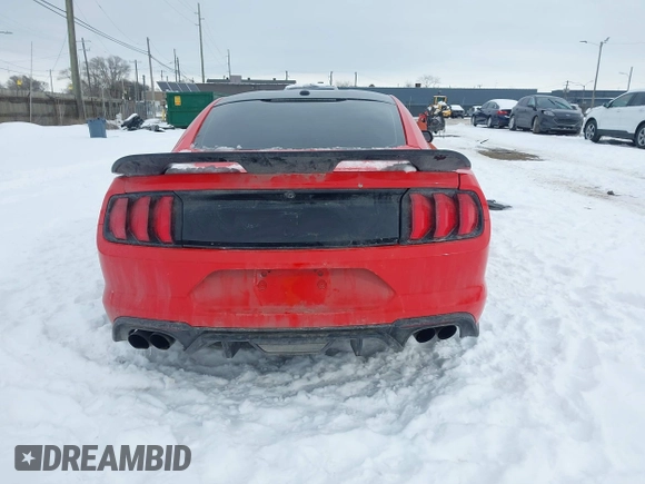 2019 Ford Mustang GT with VIN 1FA6P8CF7K5202124, listed as a IAAI auction lot 41626174 with 48,729 mi miles. Bid and sale history available at carsss.com. Image 15.