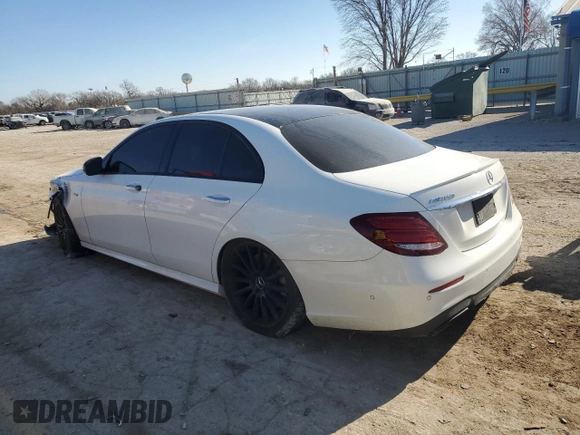 2017 Mercedes-Benz E-Class AMG E 43 with VIN WDDZF6EB7HA174680, listed as a Copart auction lot 85718144 with 94,799 mi miles and Salvage Title. Bid and sale history available at carsss.com. Image 2.