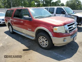 2007 Ford Expedition EL Eddie Bauer with VIN 1FMFK17557LA12743, listed as a Copart auction lot 66068014 with 0 mi miles and Clean Title. Bid and sale history available at carsss.com. Image 4.