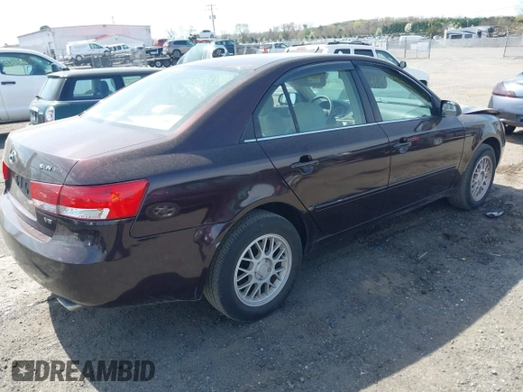 2006 Hyundai Sonata GLS with VIN 5NPEU46F36H046219, listed as a IAAI auction lot 41909382 with 86,616 mi miles and . Bid and sale history available at DreamBid. Image 4.