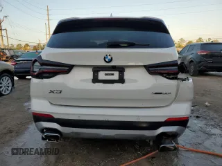 2024 BMW X3 xDrive30i with VIN 5UX53DP06R9W22278, listed as a Copart auction lot 77447444 with 869 mi miles and Salvage Title. Bid and sale history available at carsss.com. Image 6.