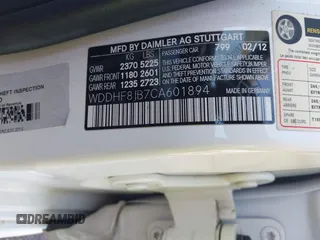 2012 Mercedes-Benz E 350 Luxury with VIN WDDHF8JB7CA601894, listed as a IAAI auction lot 42128317 with 68,735 mi miles and . Bid and sale history available at carsss.com. Image 9.
