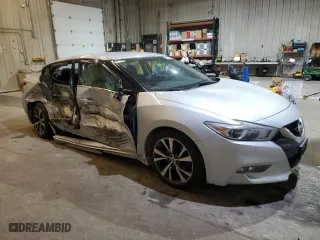 2017 Nissan Maxima SV with VIN 1N4AA6AP0HC432118, listed as a Copart auction lot 42631345 with 126,379 mi miles and Salvage Title. Bid and sale history available at carsss.com. Image 4.