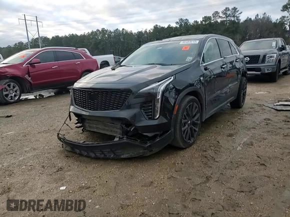 2023 Cadillac XT4 FWD Luxury with VIN 1GYAZAR45PF218684, listed as a Copart auction lot 46483515 with 74,920 mi miles and Salvage title. Bid and sale history available at DreamBid. Image 12.