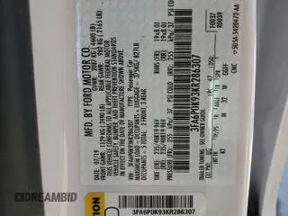 2019 Ford Fusion Titanium with VIN 3FA6P0K93KR286307, listed as a Copart auction lot 47221145 with 71,562 mi miles and Salvage Title. Bid and sale history available at carsss.com. Image 13.