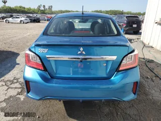 2022 Mitsubishi Mirage G4 ES with VIN ML32FUFJ9NHF03670, listed as a Copart auction lot 52821545 with 65,366 mi miles and Clean Title. Bid and sale history available at carsss.com. Image 6.