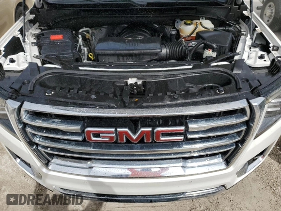2022 GMC Yukon XL SLT with VIN 1GKS1GKD2NR167076, listed as a Copart auction lot 74606914 with 43,208 mi miles and Non Repairable. Bid and sale history available at carsss.com. Image 12.