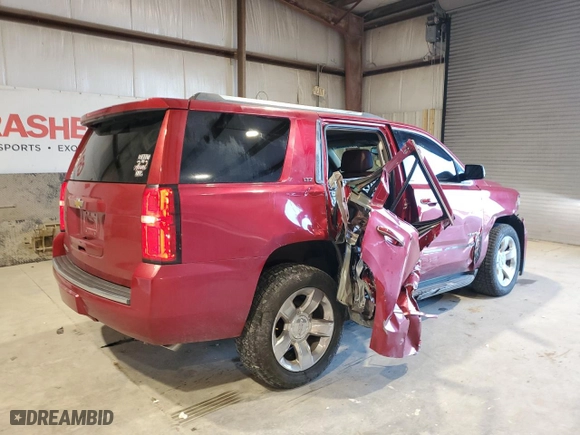 2015 Chevrolet Tahoe LTZ with VIN 1GNSKCKC2FR173591, listed as a Copart auction lot 87578955 with 139,277 mi miles and Salvage Title. Bid and sale history available at carsss.com. Image 3.