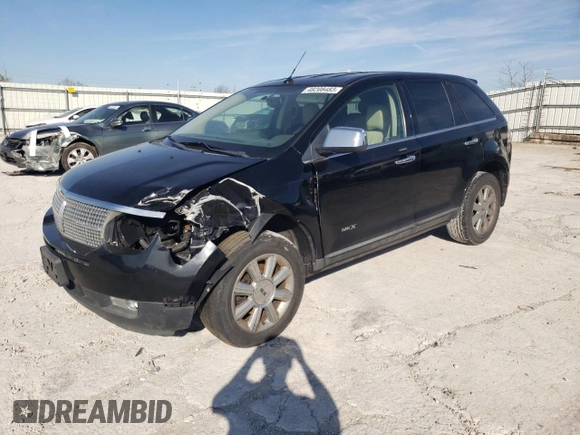 2009 Lincoln MKX with VIN 2LMDU68C99BJ08376, listed as a Copart auction lot 48208483 with 182,022 mi miles and Salvage Title. Bid and sale history available at DreamBid. Image 1.