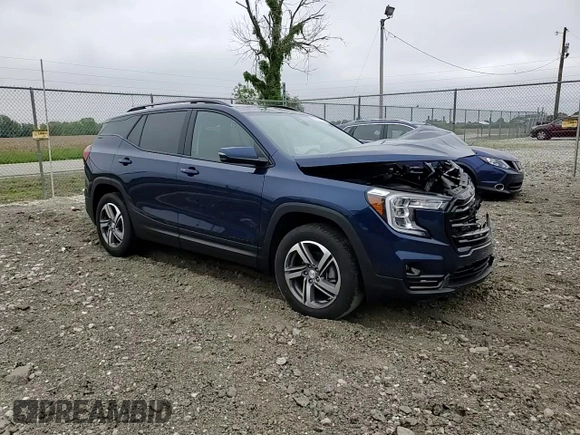 2022 GMC Terrain SLT with VIN 3GKALVEVXNL241463, listed as a Copart auction lot 58688225 with 43,051 mi miles and Salvage title. Bid and sale history available at DreamBid. Image 14.