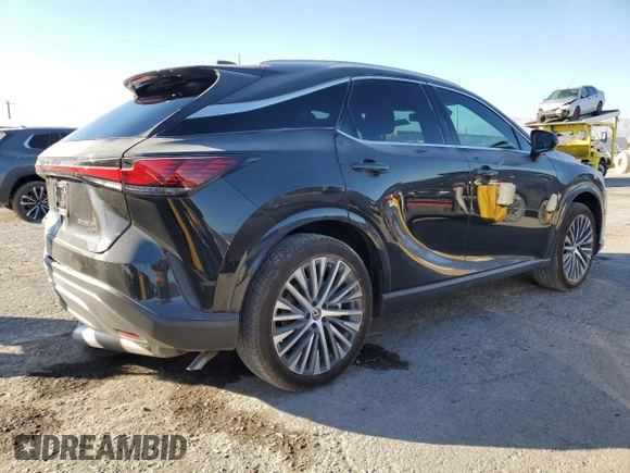 2025 Lexus RX with VIN 2T2BBMCA3SC066299, listed as a Copart auction lot 41889465 with 1,946 mi miles and Salvage Title. Bid and sale history available at carsss.com. Image 3.