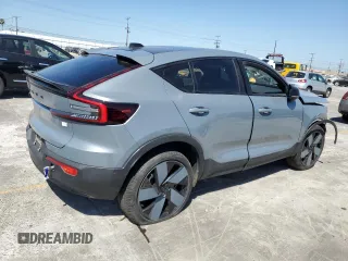 2023 Volvo C40 Recharge Pure Electric Ultimate with VIN YV4ED3GM9P2027892, listed as a Copart auction lot 60420974 with 19,650 mi miles and Salvage Title. Bid and sale history available at carsss.com. Image 3.