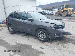 2021 Jeep Cherokee Altitude with VIN 1C4PJMLBXMD148283, listed as a IAAI auction lot 41956141 with 49,115 mi miles. Bid and sale history available at carsss.com. Image 1.