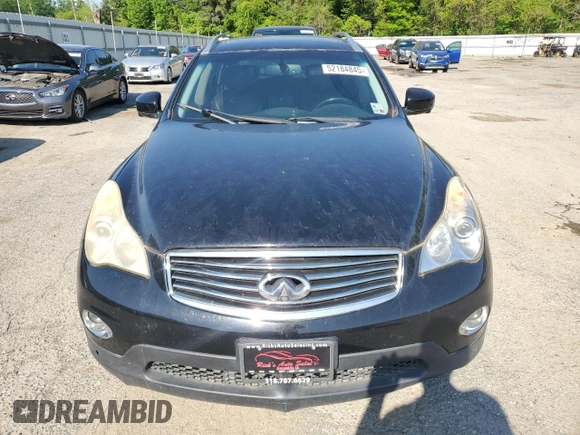 2012 Infiniti EX35 Journey with VIN JN1AJ0HP6CM400731, listed as a Copart auction lot 52184845 with 0 mi miles and Salvage Title. Bid and sale history available at carsss.com. Image 5.