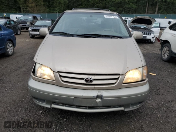 2002 Toyota Sienna LE with VIN 4T3ZF13C92U474786, listed as a Copart auction lot 83051724 with 195,429 mi miles and Salvage Title. Bid and sale history available at carsss.com. Image 5.