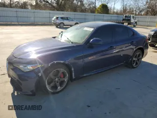 2017 Alfa Romeo Giulia with VIN ZARFAEDN8H7550758, listed as a Copart auction lot 42687635 with Not provided miles and Salvage title. Bid and sale history available at DreamBid. Image 1.