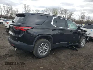2022 Chevrolet Traverse LT Cloth z VIN 1GNERGKW5NJ155321, wystawiony jako Copart lot #51207235 z przebiegiem 25 972 mil mil oraz Szkoda całkowita • Salvage title. Historia ofert i sprzedaży dostępna na DreamBid. Obrazek 3.