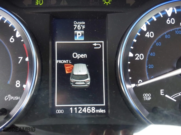 2014 Toyota Highlander XLE with VIN 5TDKKRFH3ES035284, listed as a IAAI auction lot 41909877 with 112,468 mi miles. Bid and sale history available at carsss.com. Image 7.