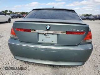 2004 BMW 7 Series with VIN WBAGN83574DK11116, listed as a Copart auction lot 88241625 with Not provided miles and Clean title. Bid and sale history available at DreamBid. Image 6.