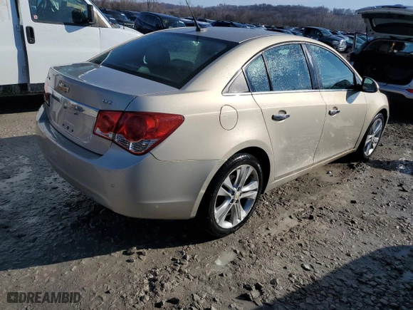 2011 Chevrolet Cruze LTZ with VIN 1G1PH5S98B7131616, listed as a Copart auction lot 85601644 with 131,589 mi miles and Salvage Title. Bid and sale history available at carsss.com. Image 3.