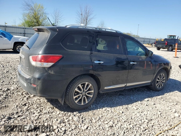 2015 Nissan Pathfinder SV with VIN 5N1AR2MMXFC715339, listed as a Copart auction lot 56524535 with 212,436 mi miles and Non repairable. Bid and sale history available at DreamBid. Image 3.