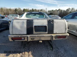 1981 Chevrolet El Camino z VIN 1GCCW80JXBD431816, wystawiony jako Copart lot #46290535 z przebiegiem 22 666 mil mil oraz Szkoda całkowita • Salvage title. Historia ofert i sprzedaży dostępna na DreamBid. Obrazek 6.