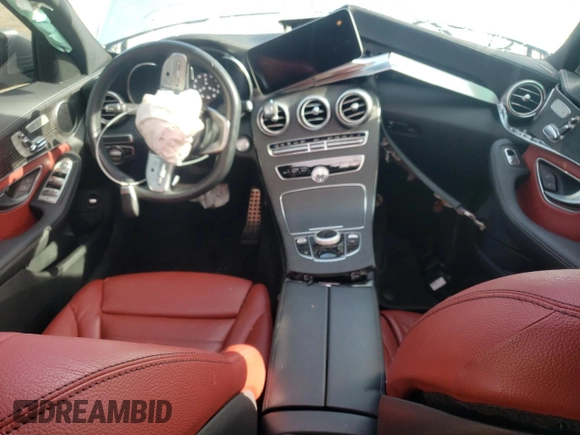 2021 Mercedes-Benz C 300 with VIN W1KWF8DB1MR604683, listed as a Copart auction lot 55934465 with Not provided miles and Salvage title. Bid and sale history available at DreamBid. Image 8.
