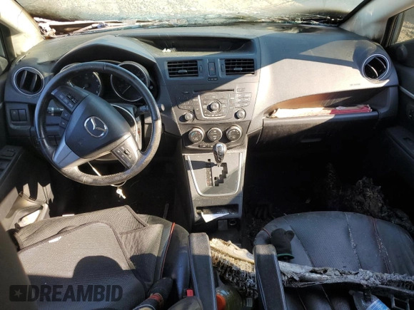 2012 Mazda 5 Grand Touring with VIN JM1CW2DL4C0134364, listed as a Copart auction lot 69580454 with Not Provided miles and Salvage Title. Bid and sale history available at DreamBid. Image 8.