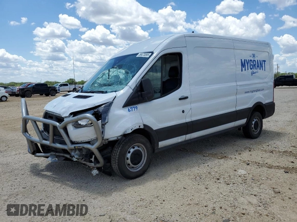 2023 Ford Transit Cargo с VIN 1FTBR1C83PKB66369, выставлен на аукционе Copart как лот 56473095 с пробегом Не указан миль и Списание • Salvage title. История ставок и продаж доступна на DreamBid. Изображение 1.